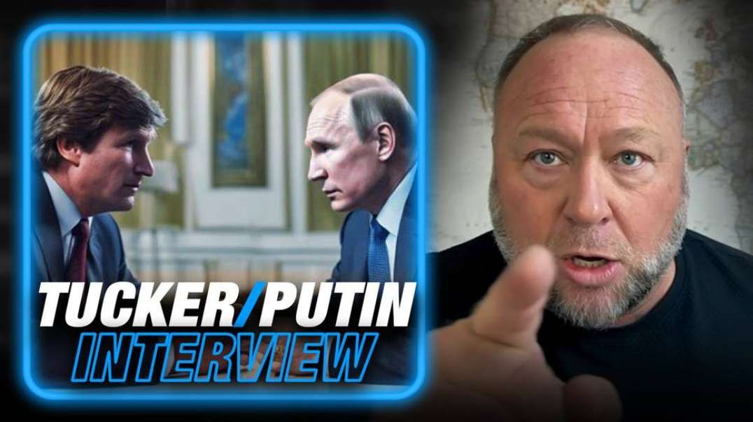 EXCLUSIVE- Alex Jones Calls On Tucker Carlson To Release His Historic Interview With Putin