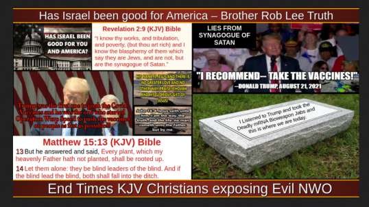 Has Israel been good for America – Brother Rob Lee Truth