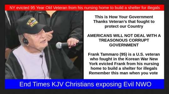 NY evicted 95 Year Old Veteran from his nursing home to build a shelter for illegals