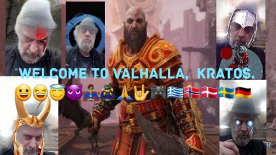 Valhalla Concludes Ragnarock God Of War. 😀😂😇😈🦸‍♂️🦹‍♂️🙏🤟🎮🇬🇷🇳🇴🇩🇰🇸🇪🇩🇪