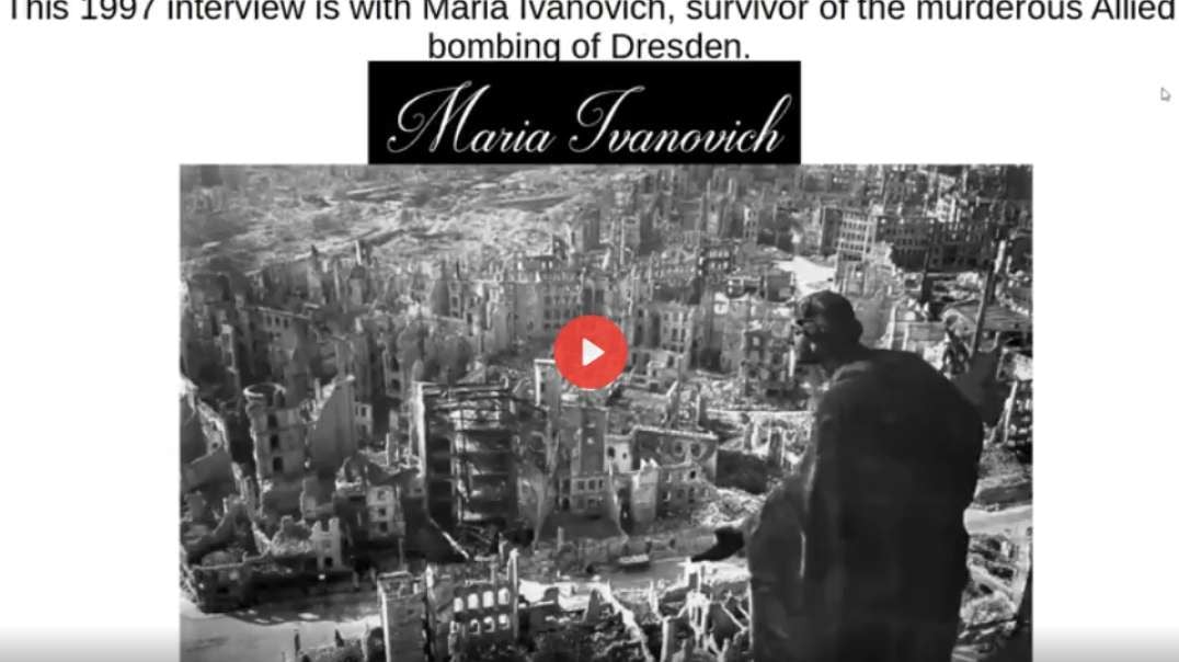 Maria Ivanovich Survived the Dresden Bombing, Feb 6, 2024