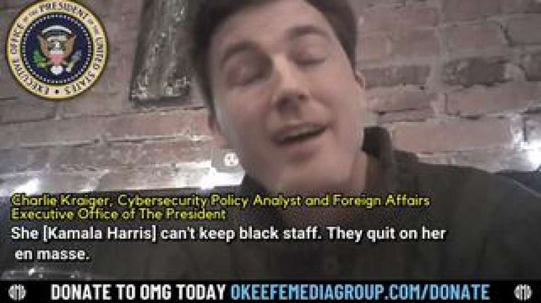 James O'Keefe Suckers Charlie Kraiger, Cybersecurity Policy Analyst, Exposing Secrets