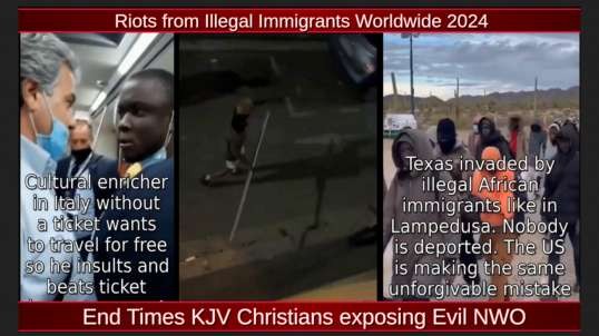 Worldwide Riots from Illegals 2-14-2024