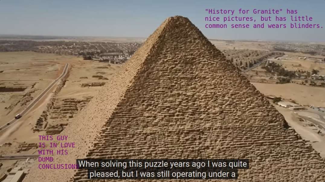 Great Pyramid - Nice Pics - Wrong Conclusions.mp4