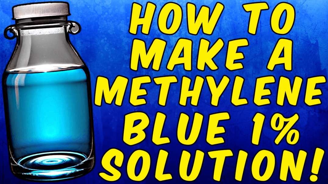 How To Make A Methylene Blue 2% (1mg Per Drop) Solution!