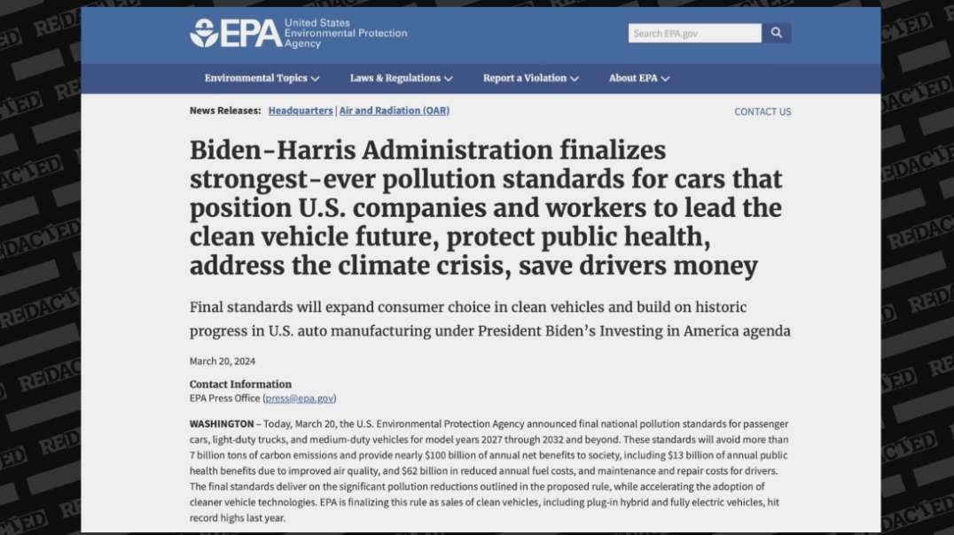 The Great ELECTRIC Car Coverup is entering DANGEROUS new territory  Redacted with Clayton Morris