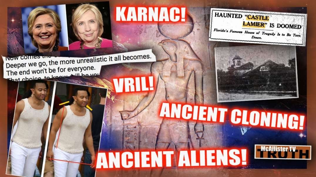 KARNAK! TEMPLE OF ABU SIMBEL! ANCIENT ALIENS! PATRIOTS IN CONTROL! WE ARE SAFE!