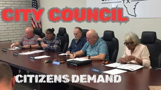 Citizens Demand and Get New Mayor ~Hawkins Texas