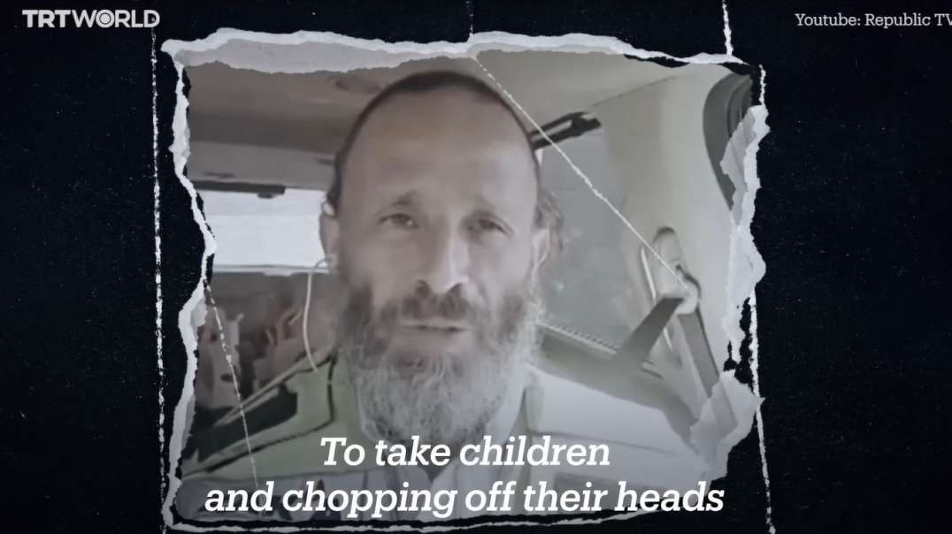 Israel Gaza War Meet Israels ZAKA, the group that fabricated the beheaded babies story.mp4