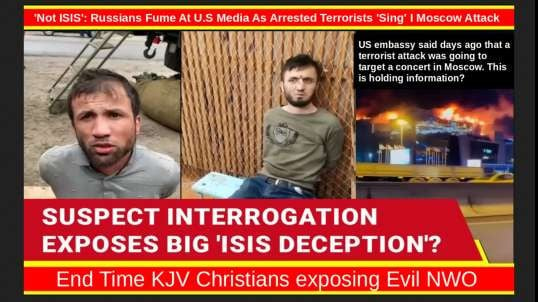 'Not ISIS' Russians Fume At U.S Media As Arrested Terrorists 'Sing' I Moscow Attack