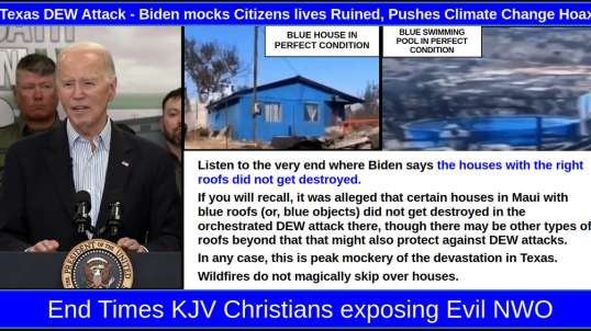 Texas DEW Attack - Biden mocks Citizens lives Ruined, Pushes Climate Change Hoax