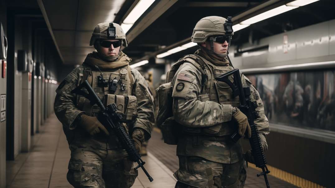 Harbinger: Chaos & Crime Answered with Soldiers on Subway & Streets