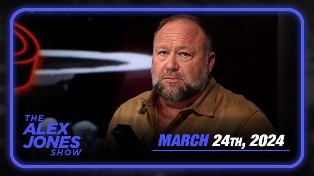 Sunday Live: Alex Jones Breaks Down New Developments in Moscow Terror Attack, Collapsed US Border & Election 2024 - FULL SHOW 3/24/24
