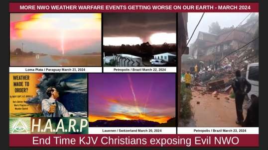 MORE NWO WEATHER WARFARE EVENTS GETTING WORSE ON OUR EARTH - MARCH 2024