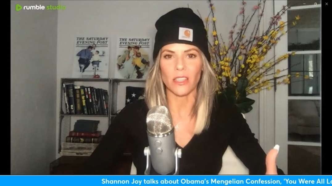 Shannon talks about Obama_s Mengelian Confession_ U Were Lab Rats WHO Doubles Down On COVID Controls