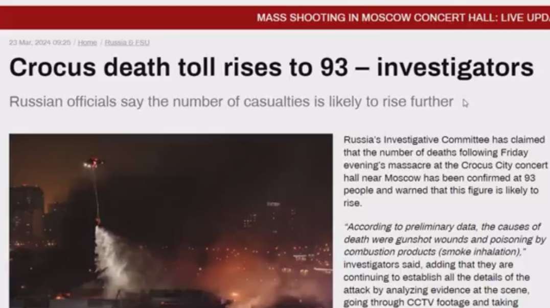 ATTACK near MOSCOW Was It Part of the NWO Agenda?