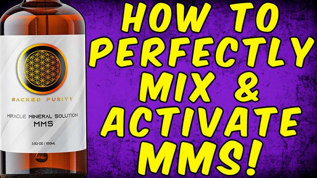 How To Perfectly Mix And Activate MMS! (Miracle Mineral Solution)