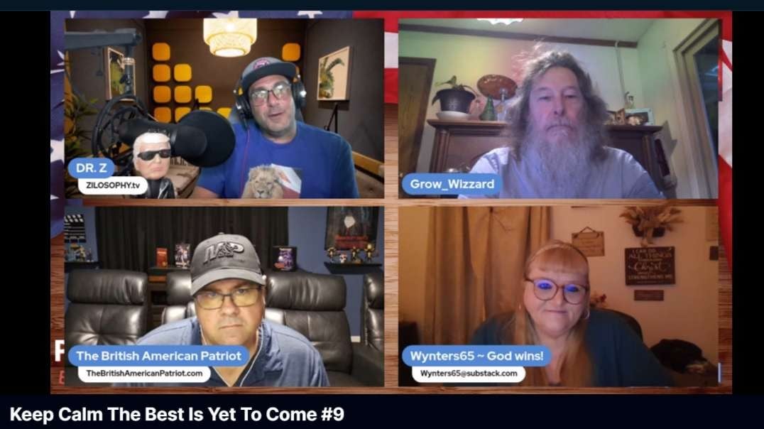 Dr. Z is joined by The British American Patriot, Wynters, and Grow Wizzard for a weekly Manic Monday conversation about staying calm thru the storm of 3-4-2024