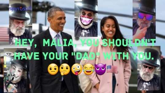 Malia Dropping Her Obama Surname.  🤨🤔🤪😂😈🇺🇸