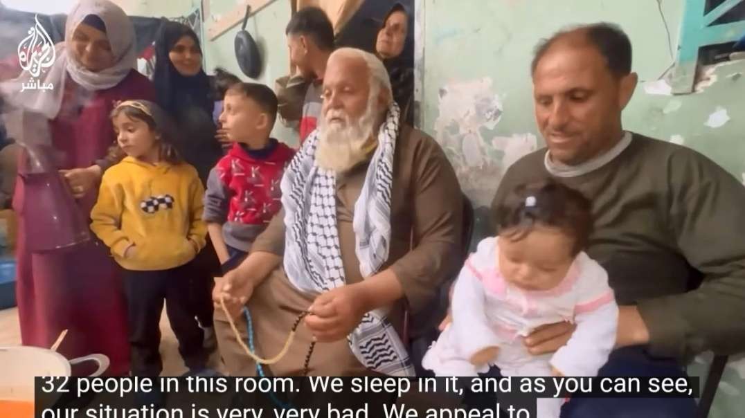 Israel Gaza War Large Family Living in Gaza.mp4