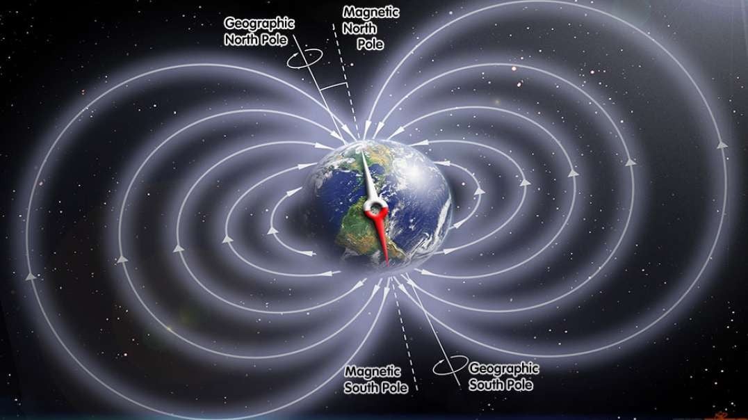 Magnetic pole moving rapidly