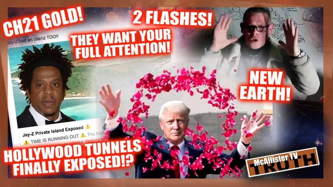 P DIDDY_HOLLYWOOD'S UNDERGROUND TUNNELS BEING EXPOSED!  C21 GOLD! TWO FLASHES!