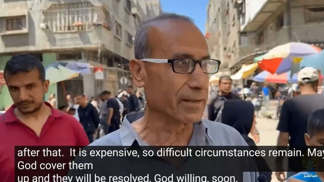 Israel Gaza War Interviewing Gazan Palestinians About Their Living Situation.mp4