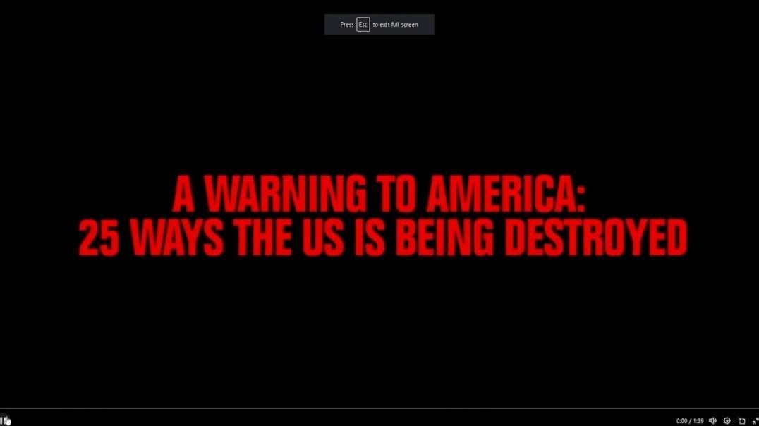 25 Ways The US Is Being Destroyed In Under 2 Minutes