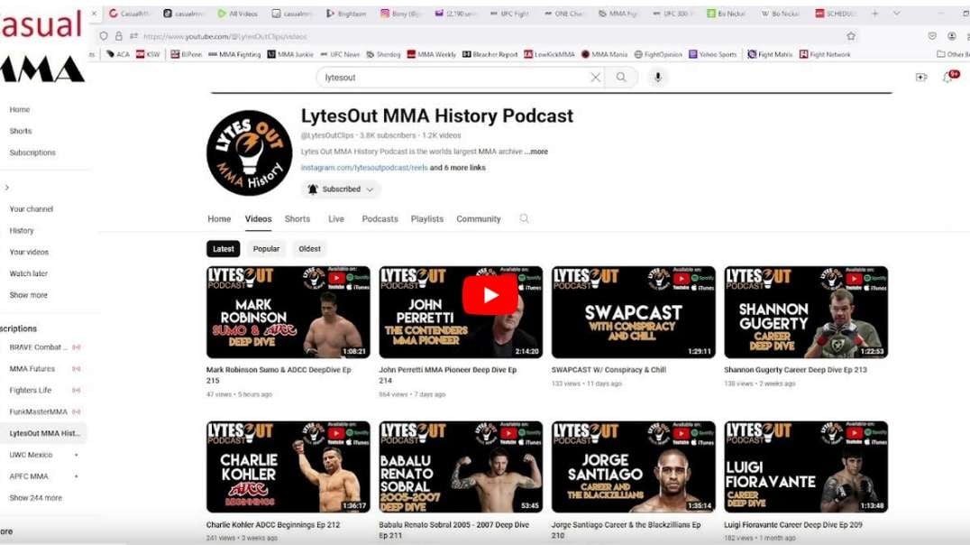 LytesOut MMA History Podcast