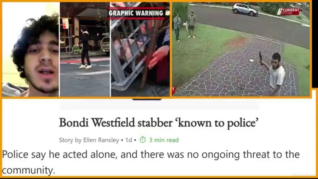 Bondi stabbings false flag or hoax