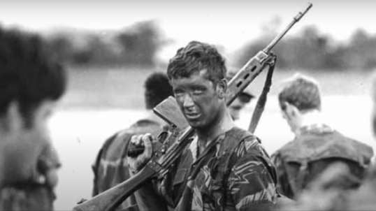 Anthem for Ground Troops: I Wish I Were a Blue Job by John Edmund, Slideshow of Rhodesian Bush War