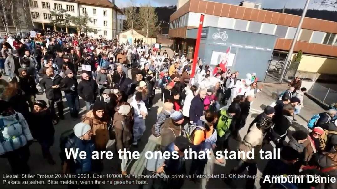 3yrs ago Switzerland Liestal 3-20-21 Worldwide anti-covid Freedom Rally March Demonstration Protests.mp4