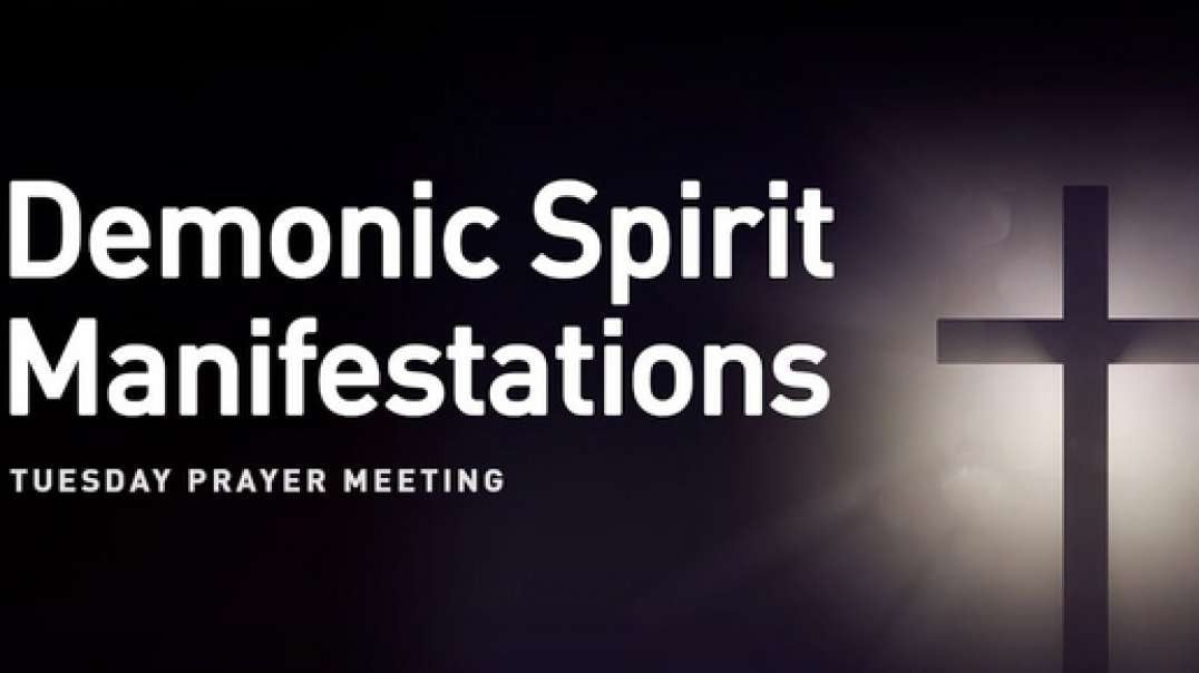 JD Farag:  Demonic Spirit Manifestations.  JD explains last Sunday's manifestation