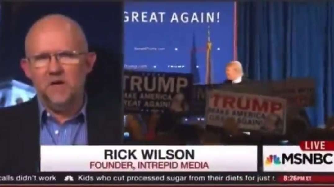 Rick Wilson just threatened to put a BULLET IN DONALD TRUMP And kill him