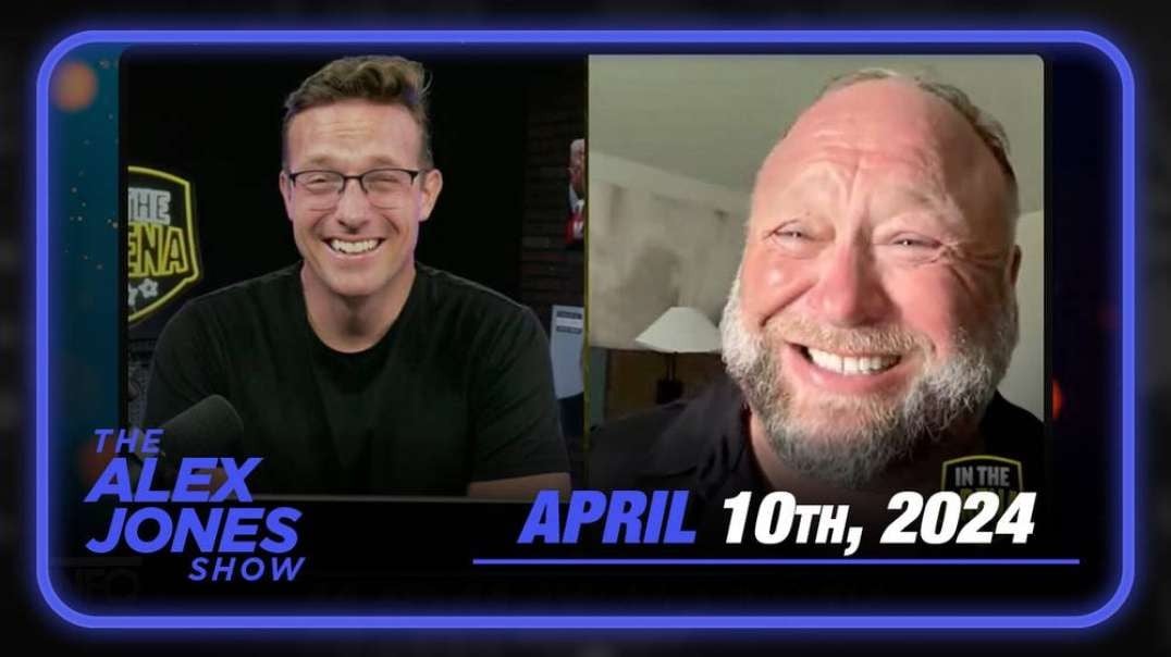 Alex Jones Breaks Latest on Campaign to Sue FBI, CIA After CIA Agent ADMITTED Agency Targeted Jones to Destroy His Career — FULL SHOW 4/10/24