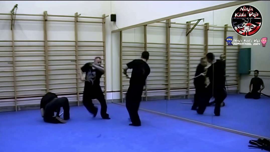 Ninja Kids Dojo  Homeschool- Chuden Ken clip