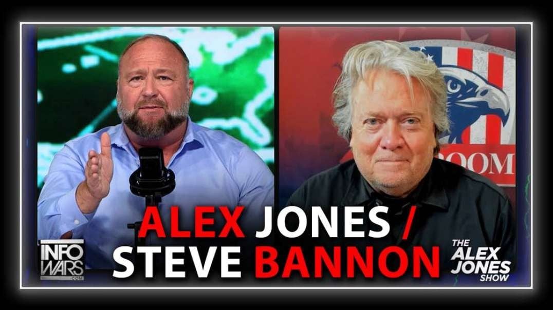 Trump Is Going To Win In A Landslide: Must Watch Alex Jones / Steve Bannon Interview