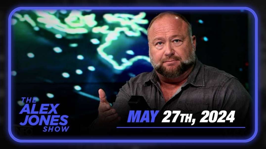 LIVE Memorial Day Special of the Alex Jones Show: Feds Propose National Draft, Trump Surges to All-Time High In Polls — FULL SHOW 5/27/24