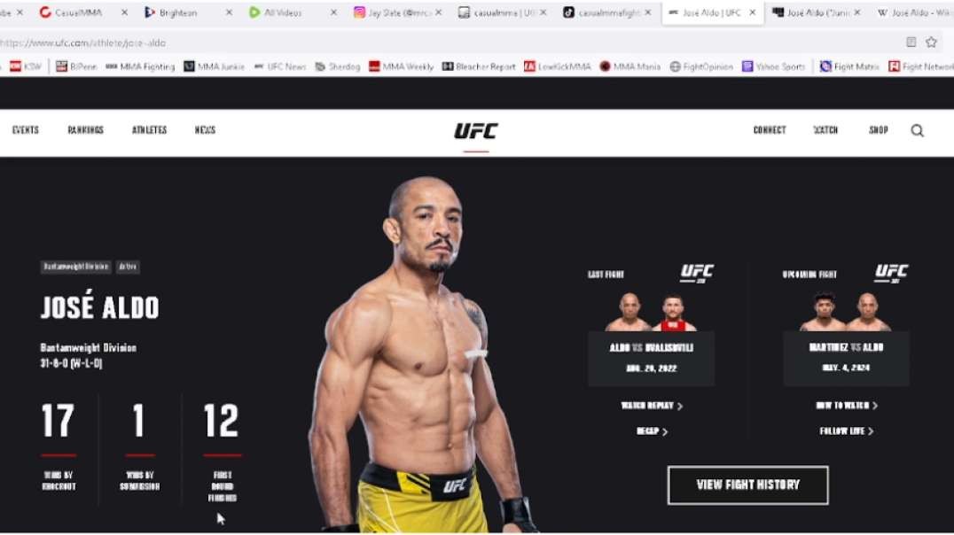 Jose Aldo The King of Rio