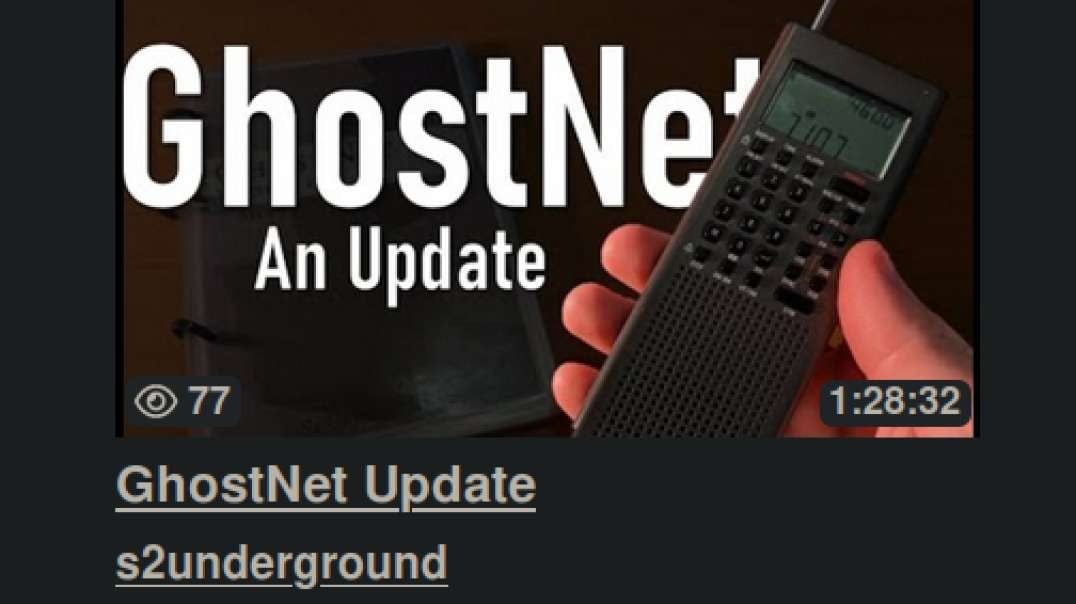 Ghostnet Project Update by S2 Underground( Cellphones are for NWO surveillance, to condition sheep)