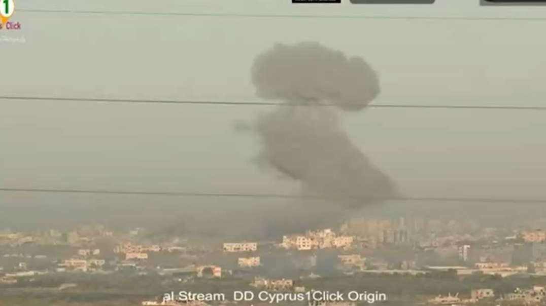 Israel Gaza War May 8th Ground Explosions Activity 6am - Noon.mp4