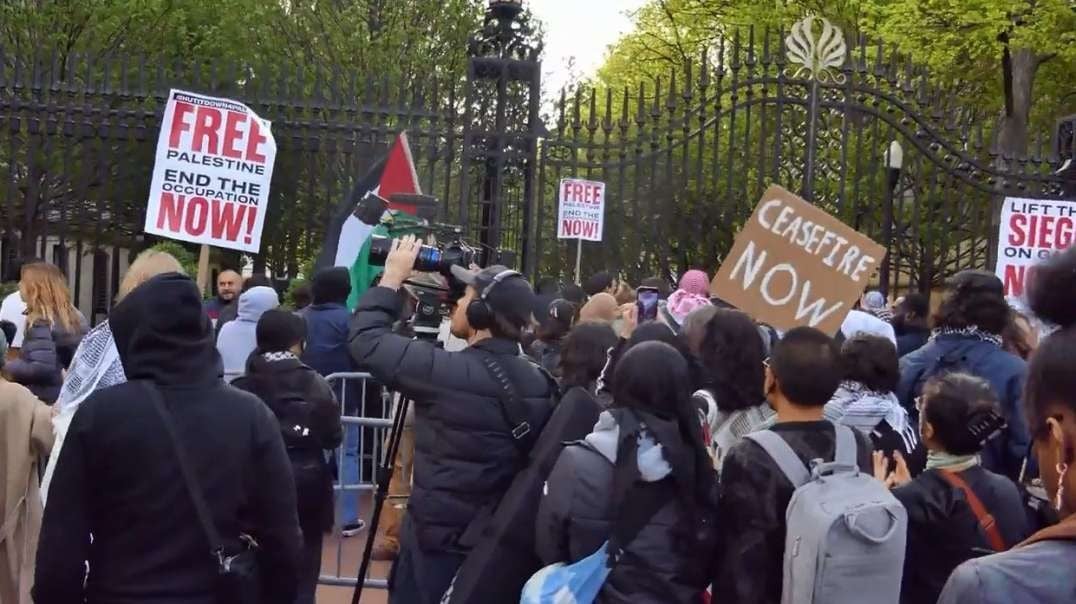 Columbia University On Scene Anti War Pro Palestine Student Protesters April 30 2024 lincolnkarim