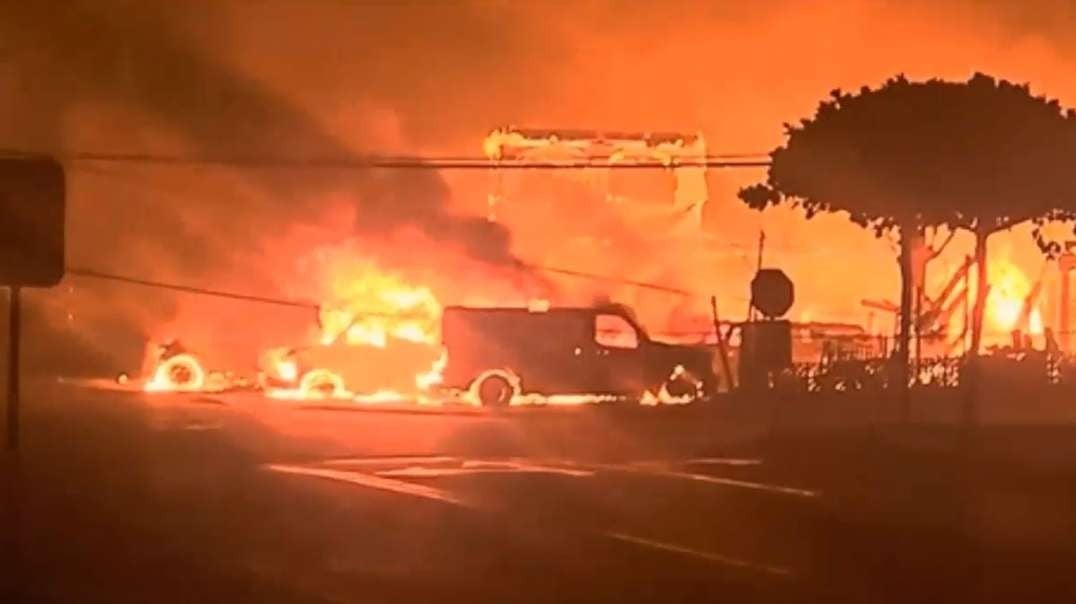 Lahaina Maui Fires MIA Where Is All The Footage of Firetrucks Battling Those Fires edit8.mp4