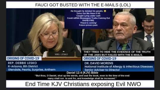 FAUCI GOT BUSTED WITH THE E-MAILS (LOL)