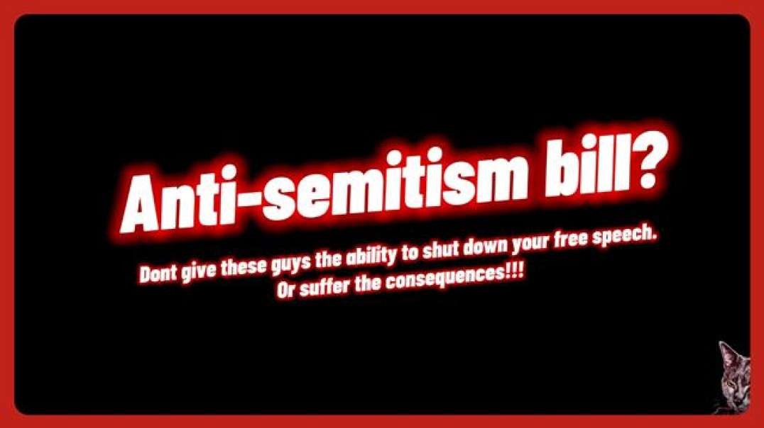 IMPORTANT MESSAGE TO CHRISTIANS REGARDING THE ANTI-SEMITISM BILL.