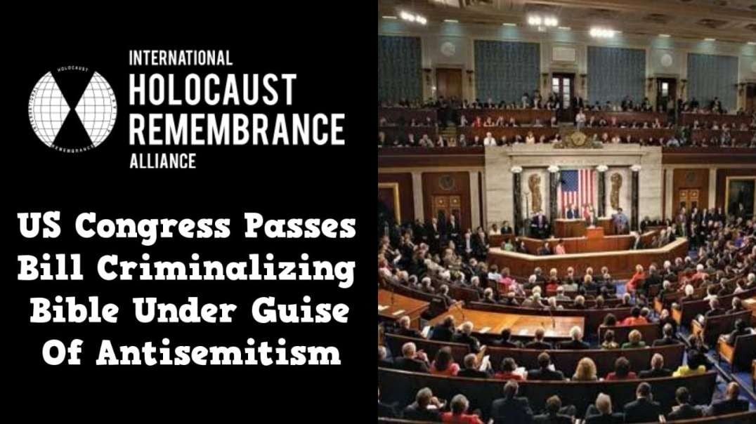 Congress Passes Bill Criminalizing Bible Under Guise Of Antisemitism