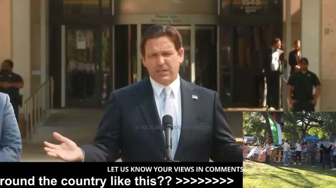 FLORIDA Can Expel Students NEW LAW Puts Protestor on NO FLY LIST Gov DeSantis WARNS.mp4