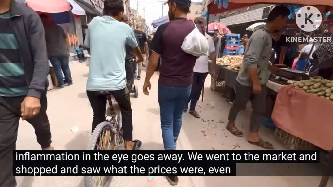 Gaza Market Walk Current Conditions And Cooking Family Meal.mp4