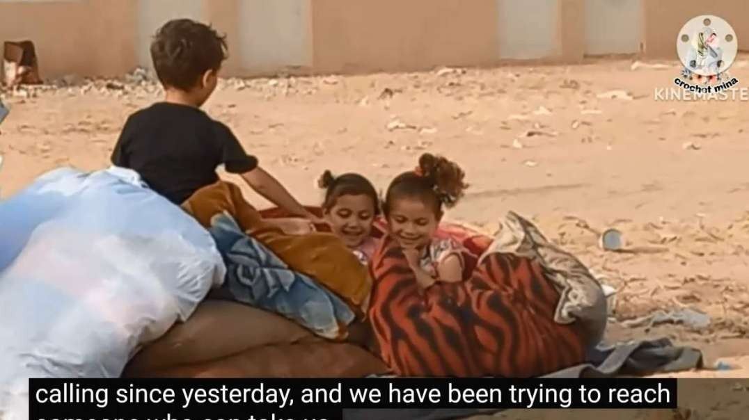 Rafah Gaza Family Evacuating Rafah To Khan Yunis.mp4