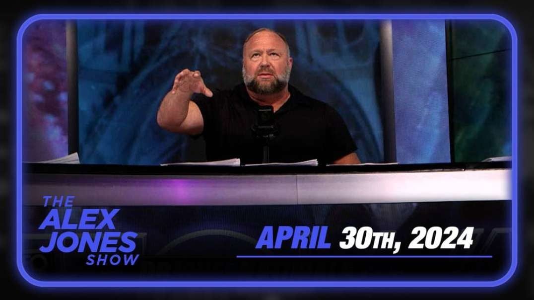 Tuesday LIVE! Trump Threatened With PRISON For Exercising His 1st Amendment Right By Tyrant Judge In New York — FULL SHOW 4/30/24